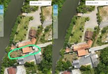 Prefeito de Piçarras, Tiago Baltt (MDB), fecha via pública e é suspeito de invasão ambiental ao construir às margens do Rio Piçarras
