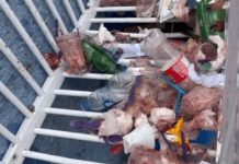 Lixo espalhado por catadores gera revolta de moradores e turistas de Piçarras