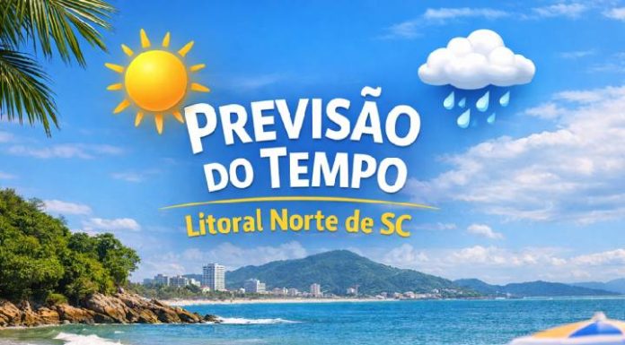 Previsão do tempo: segunda-feira deve ser de sol e calor com algumas nuvens no litoral de SC