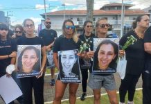 Caminhada de dor e justiça em Penha e Piçarras marca homenagem a servidora assassinada Daiane Simão da Costa