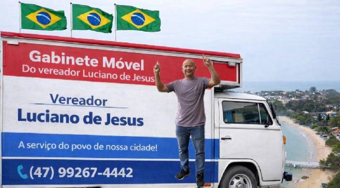 Vereador Luciano de Jesus anuncia “gabinete móvel” dentro de uma Kombi para atender os bairros de Penha