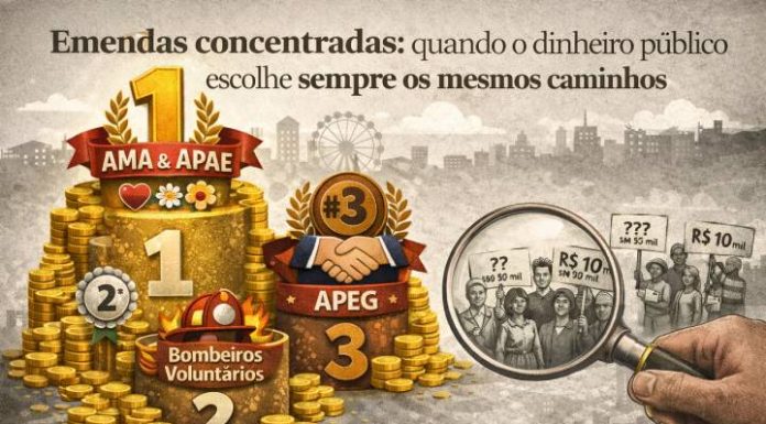 Milhões concentrados em poucas entidades: emendas dos vereadores de Penha levantam questionamentos