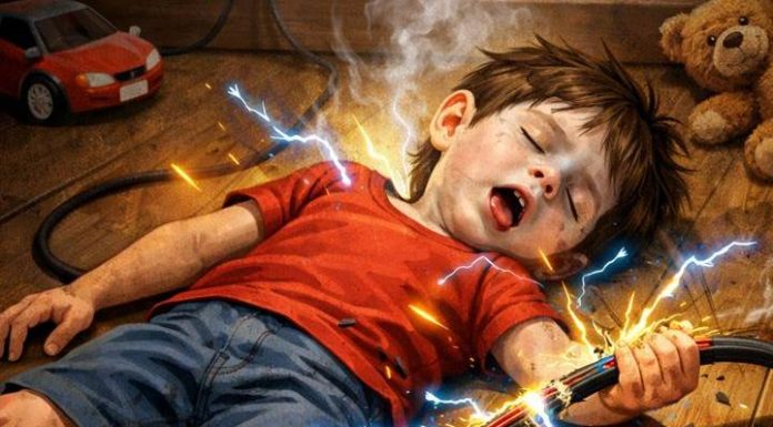 Criança morre eletrocutada por extensão sem isolamento