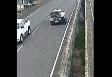 VIDEO Motorista para sobre a rodovia e morre após ser arremessado de viaduto
