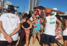VIDEO Moradora denuncia abordagem de guarda-vidas durante ginástica na praia de Piçarras