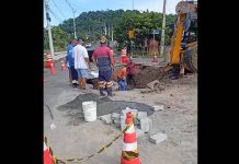 VIDEO Após reportagem do OISC, Prefeitura de Penha age rápido e resolve rua que obrigou ônibus escolar a dar volta