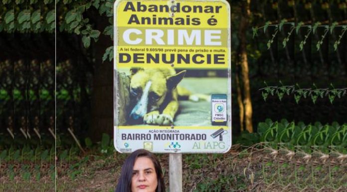 MANU APERTA O CERCO CONTRA O ABANDONO! Vereadora destina quase R$ 200 mil para causa animal e instala placas de conscientização na cidade