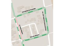 Interdição parcial da Avenida Nereu Ramos para desmontagem de grua nesta segunda-feira (2)