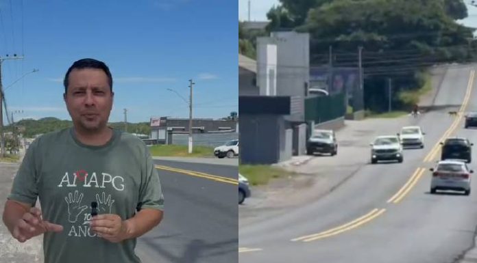 VIDEO Vereador Tibeco destaca início da sinalização na Variante e reforça cobrança por mais segurança