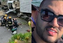 Joinville: motorista de caminhão morre após cabine se desprender e cair em barranco