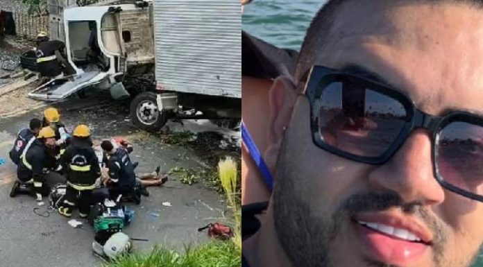 Joinville: motorista de caminhão morre após cabine se desprender e cair em barranco