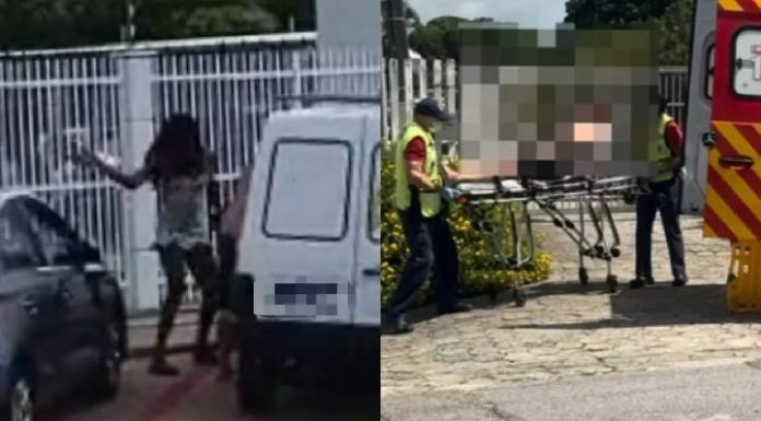 CALOTE, BRIGA E SANGUE NA RUA: Programa com travesti termina em pancadaria em Penha