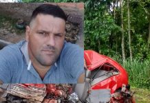Motorista de veículo morre ao bater contra carreta na BR-470