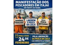 Pescadores artesanais convocam manifestação em frente ao IBAMA em Itajaí