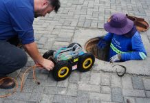 Balneário Piçarras realiza inspeção robotizada para investigar possível esgoto irregular no bairro Itacolomi