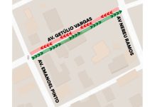 Trânsito fica em meia pista na Getúlio Vargas até às 19h desta quinta-feira