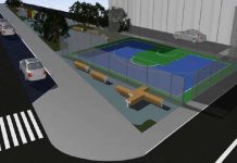 Prefeito de Penha assina ordem de serviço para obras da Meia Quadra de Basquete nesta segunda-feira (6)