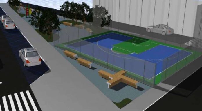 Prefeito de Penha assina ordem de serviço para obras da Meia Quadra de Basquete nesta segunda-feira (6)