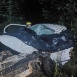 Tragédia na SC-350: homem e bebê de 7 meses morrem em colisão frontal em Lebon Régis