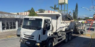 Empresa Baltt inicia recuperação asfáltica da Avenida Nereu Ramos em Penha