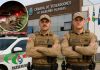 Mesmo atacados por abelhas, policiais não recuam e recebem homenagem em Balneário Piçarras