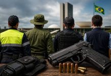 Congresso pode liberar porte de arma para novas profissões e acendem debate no país