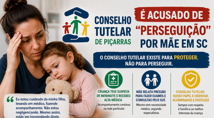 Conselho Tutelar de Balneário Piçarras é acusado de “perseguição” por mãe após alta médica de criança