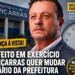 Doutor Fabiano pode mudar horário da prefeitura e cortar “cabeça” de secretários como Manu Wolf