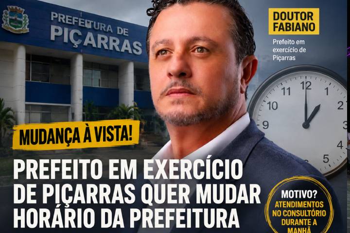 Doutor Fabiano pode mudar horário da prefeitura e cortar “cabeça” de secretários como Manu Wolf