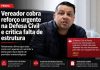 Vereador Tibeco cobra reforço urgente na Defesa Civil de Penha e critica falta de estrutura