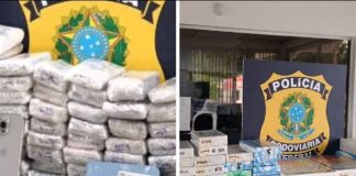 Carro levado por guincho escondia carga milionária de iPhones em Balneário Piçarras