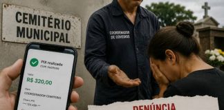Servidor da prefeitura de Penha é acusado de cobrar PIX para liberar sepultamento em meio ao luto de família