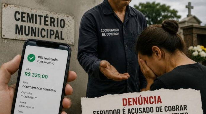 Servidor da prefeitura de Penha é acusado de cobrar PIX para liberar sepultamento em meio ao luto de família