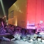 Grave acidente com incêndio interdita BR-101 em Itapema e causa filas no sentido Sul