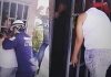 Mulher fica com cabeça presa em portão ao tentar espiar casa de vizinha