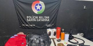 Madrugada de terror: trio faz arrastão em lojas de Itajaí e Penha e acaba preso pela PM