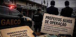 CASA CAIU! Prefeito Tiago Baltt e prefeito de São João Batista são alvo de Operação Bomba do GAECO por esquema milionário de propina