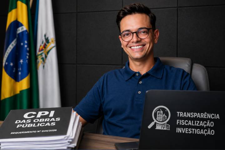 RABO PRESO? Vereador do PSDB, João Forte denuncia falta de apoio na Câmara para abrir “CPI das Obras Públicas” em Balneário Piçarras
