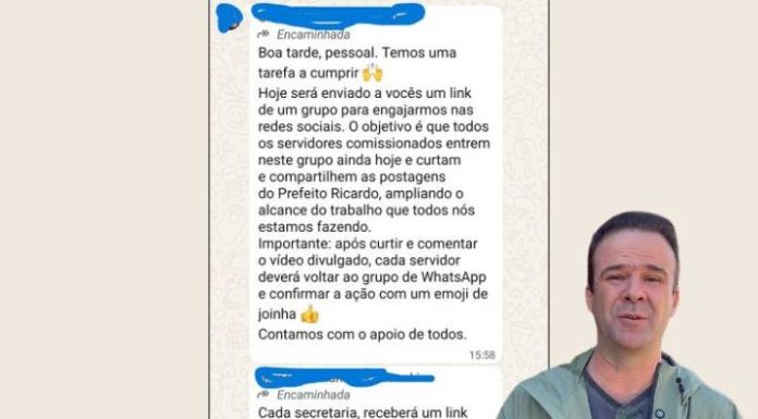 BABA OVO Comissionados são convocados a curtir e compartilhar postagens do prefeito em Navegantes