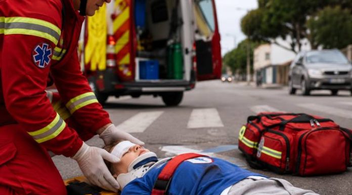 Criança é atropelada na Geral Santa Lídia e encaminhada ao Pronto Atendimento de Penha