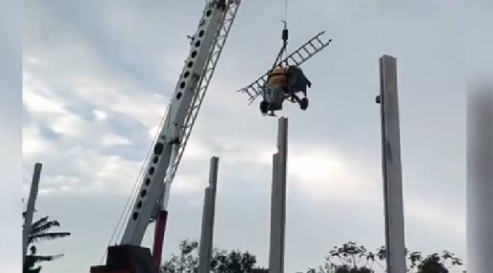 Ladrões fazem limpa em obra e trabalhadores recorrem a esconderijo nas alturas em Balneário Piçarras