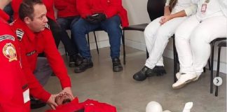 Bombeiros Voluntários realizam treinamento de primeiros socorros para colaboradores do Fort Atacadista em Penha
