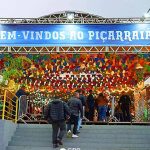 Brasil em campo no telão do Piçarraiá! Festa transmite jogo da Seleção