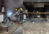 Escritório pega fogo durante a madrugada em Itapema