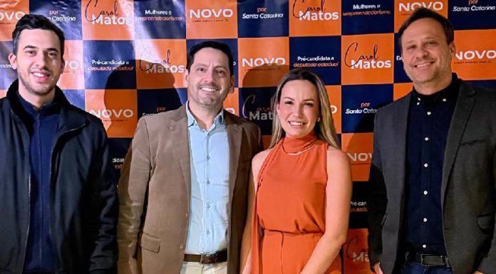Adriano Silva declara apoio a Carol Matos e reforça projeto do Novo para ampliar representação da região