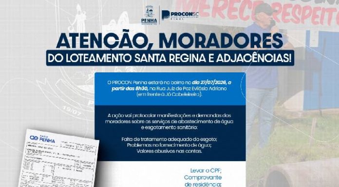 PROCON Penha realiza ação no bairro Santa Regina para atender moradores