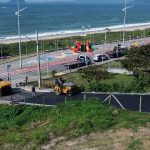 Pavimentação avança nas descidas de praia do Itacolomi em Balneário Piçarras