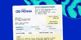 Segunda via da fatura pode ser acessada pelos canais digitais da Águas de Penha