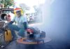 Testes de Fumaça em Balneário Piçarras (CASAN e Prefeitura)