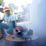 Testes de Fumaça em Balneário Piçarras (CASAN e Prefeitura)